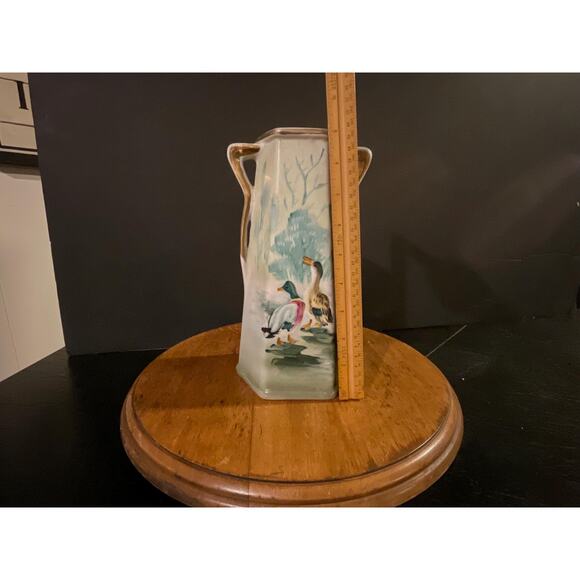 Vintage Royal Nippon Two Handle Hand Painted Vase - Picture 5 of 5